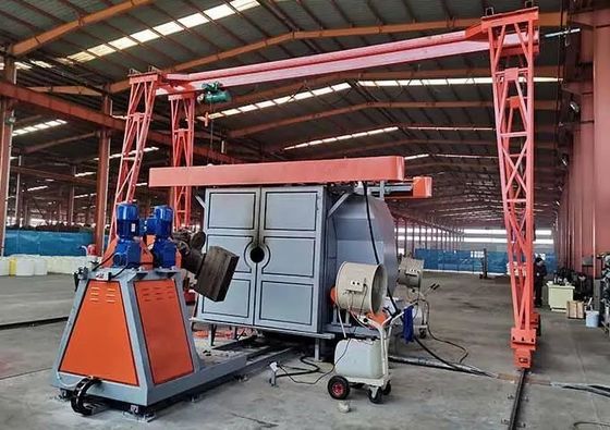 خرید Rotational Molding Shuttle Roto Molds Machine PLC Control تولید آنلاین