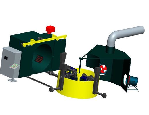 خرید 500-1000 Liters Capacity Roto Molder Machine 10-20 Cycles/H تولید آنلاین