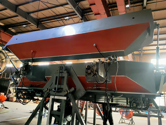 خرید Electric Rock And Roll Rotomoulding Machine Hot Air Circulation تولید آنلاین