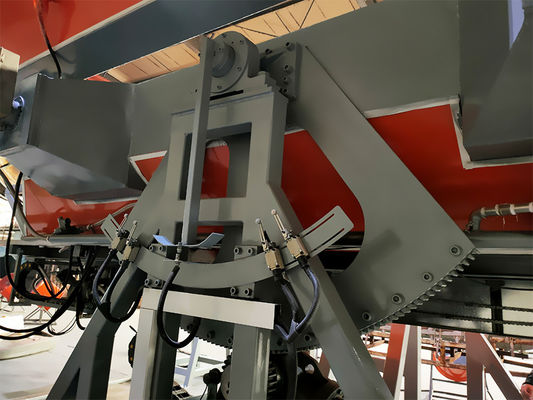 خرید PLC Controlled Hot Air Circulation Rock N Roll Rotational Moulding Machine تولید آنلاین