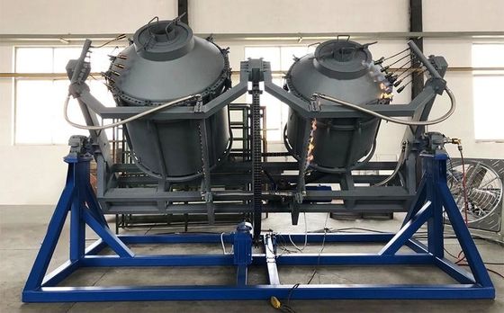 خرید High Capacity Electric Adjustable Rock And Roll Rotational Moulding Machine تولید آنلاین