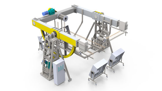 خرید OEM Rotomoulding Water Tank Making Machine Adjustable Rotation Speed تولید آنلاین