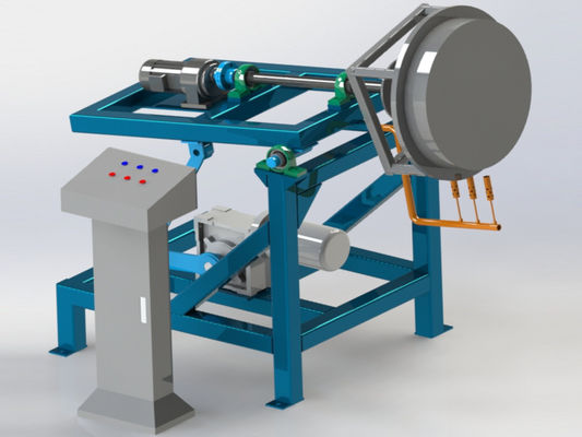 خرید Water Storage Bucket Rock And Roll Rotational Moulding Machine For Plastic Hollow Products تولید آنلاین