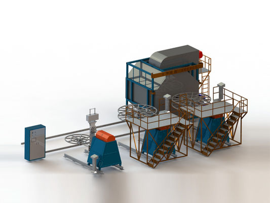 خرید Convection Oven Mobile Multi-Arm Rotational Molding Machine  Automatic Three-Arm Rotational Molding Machine تولید آنلاین