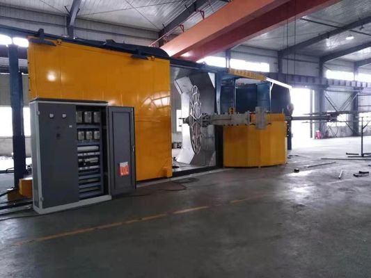 خرید Automatic PLC Controlled Rotational Molding Machine For Aluminum Mold Cooling تولید آنلاین
