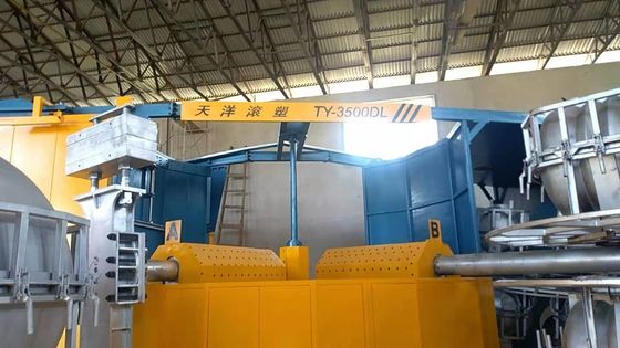 خرید Free Standing Turret Roto Molding Machines تولید آنلاین