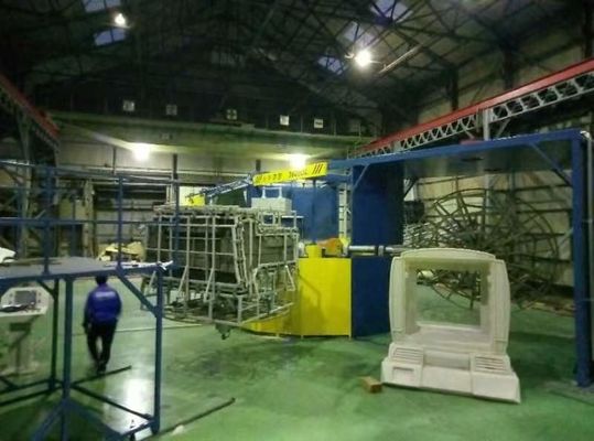 خرید Small Three Arm Tumbling Roto Molding Machines Energy Saving Oven Type تولید آنلاین