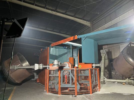 خرید Three Arm Five Station Automatic Rotary Forming Roto Molding Machines تولید آنلاین