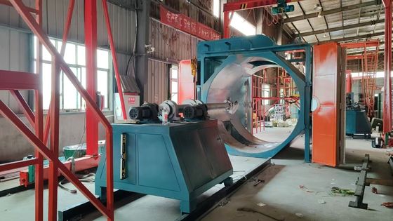 خرید Gas Heated Remote Control Rotational Molding Machine Automatic 2 Arm تولید آنلاین