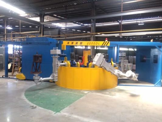 خرید Small 3 Arm Roto Casting Machine Fully Automatic تولید آنلاین