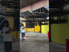 دستگاه قالب گیری روتو اتوماتیک 500-1000 لیتری با رهاسازی قالب دمنده هوا